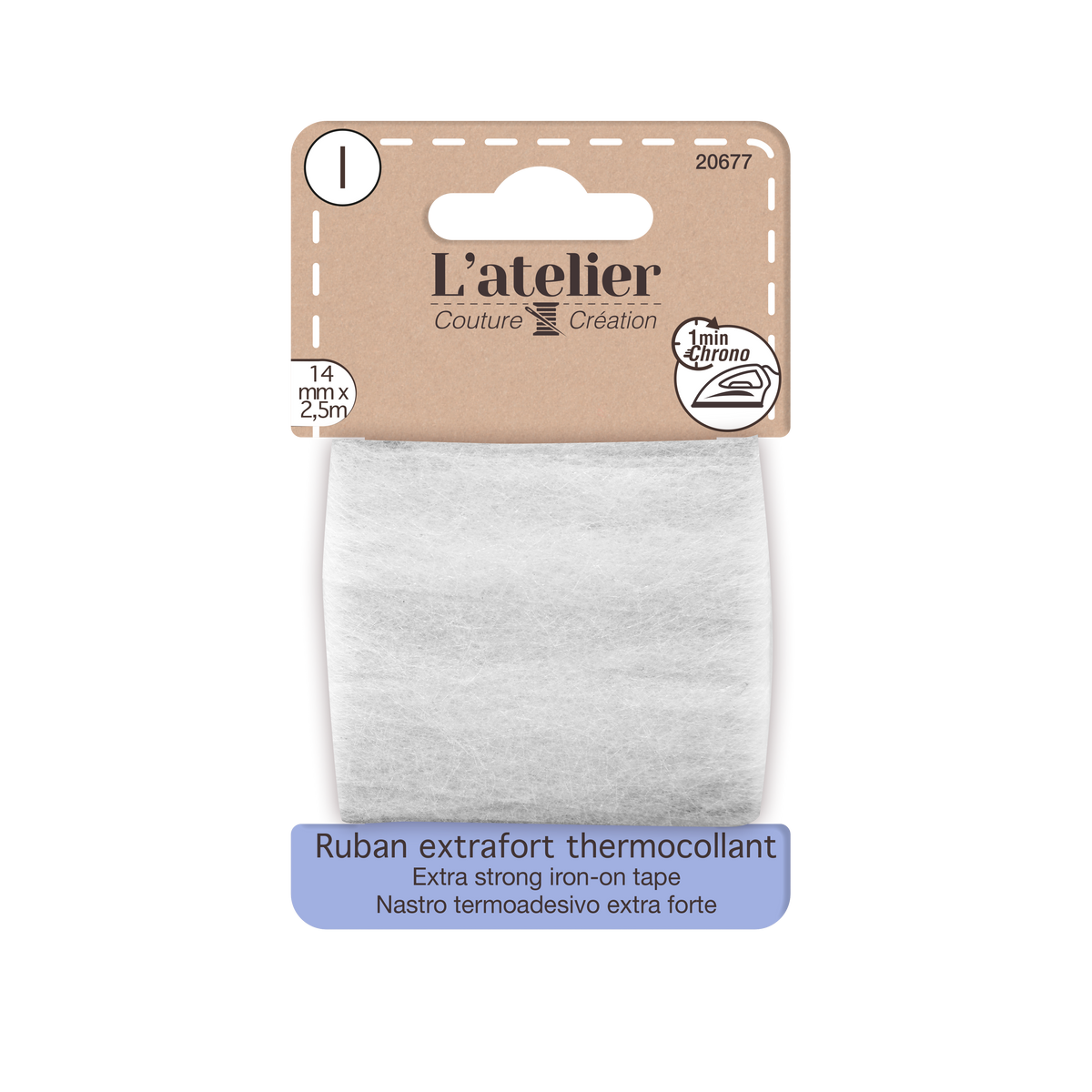 Thermocollant Couture Ruban Thermocollant XPEX 20mm X 40m - Ourlet Sans Couture - Noir Et Blanc Adhésif Repassage Vêtement