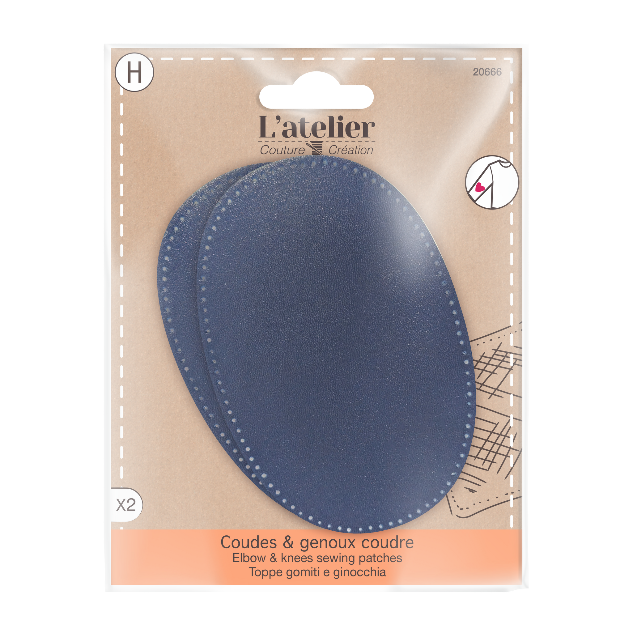Patchs Coude Et Genou En Tissu Daim - Lot De 3 Paires (14x9 Cm) - Pour Réparation Et Décoration De Vêtements - 6