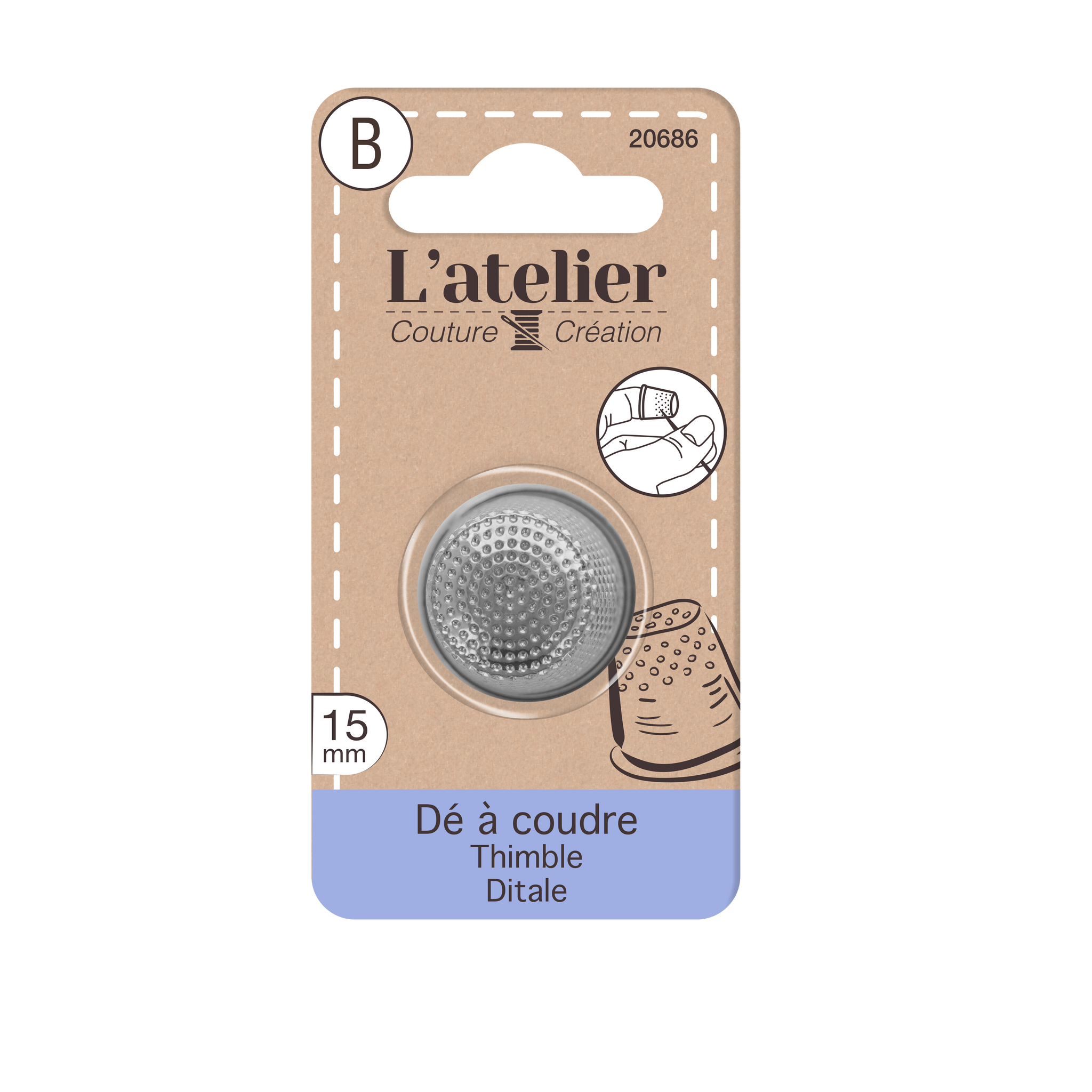 Dé couture, Dés à coudre silicone et métal, Mercerie - jaspe couture Dé couture, Dés à coudre silicone et métal, Mercerie - jaspe couture