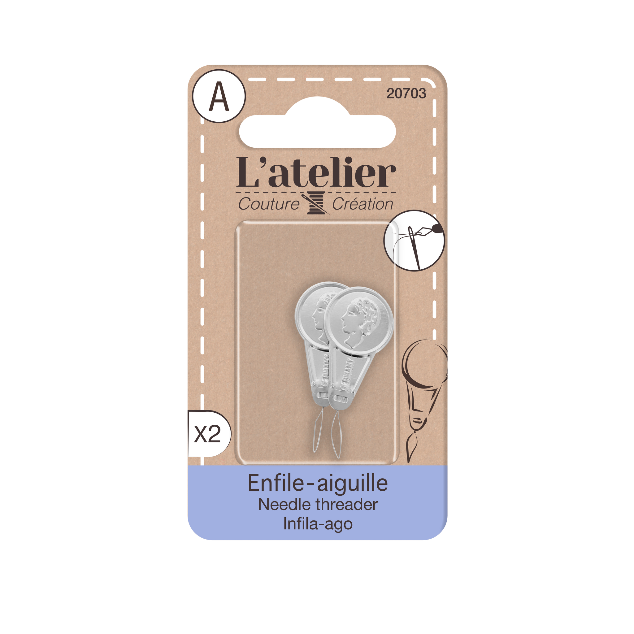 Enfile-aiguille LED - Outil De Couture Lumineux Pour Travaux Précis